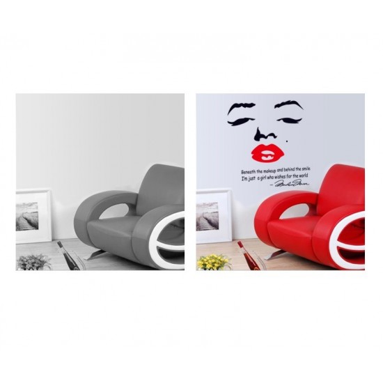 Sticker decorativ, Marilyn Monroe, 87 cm, 709STK
