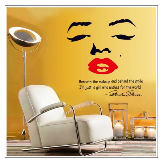 Sticker decorativ, Marilyn Monroe, 87 cm, 709STK