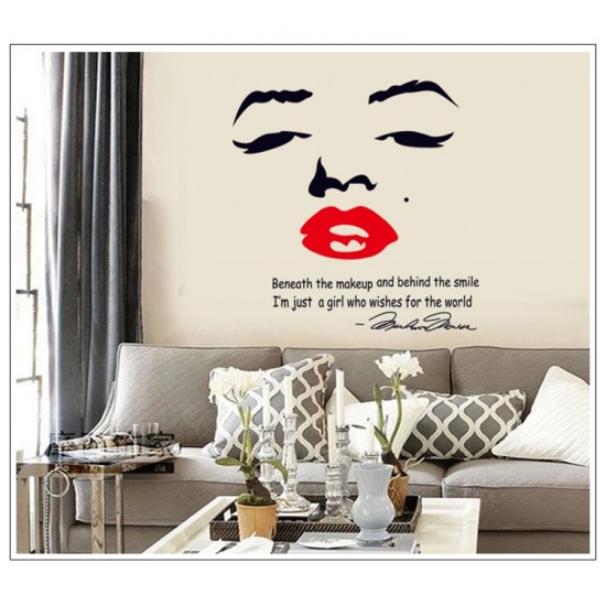 Sticker decorativ, Marilyn Monroe, 87 cm, 709STK