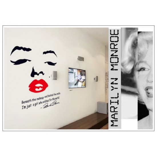 Sticker decorativ, Marilyn Monroe, 87 cm, 709STK
