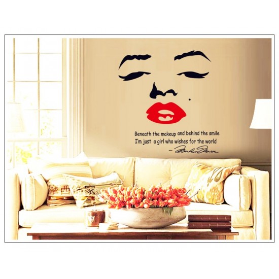 Sticker decorativ, Marilyn Monroe, 87 cm, 709STK