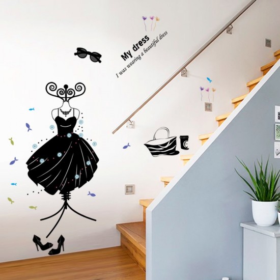 Sticker decorativ, Moda, My dress, 110 cm, 701STK Sticker decorativ, Moda, My dress, 110 cm, 701STK