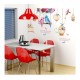 Sticker decorativ, Pasari, Colivie, 141 cm, 734STK