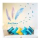 Sticker decorativ, Pene, 115 cm, 720STK