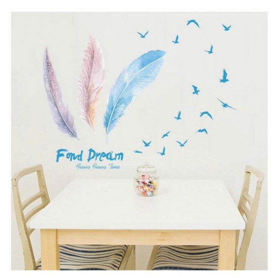 Sticker decorativ, Pene, 115 cm, 720STK