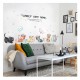 Sticker decorativ, Pisici, Lovely cats home, 135 cm, 728STK