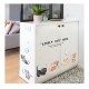 Sticker decorativ, Pisici, Lovely cats home, 135 cm, 728STK