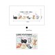 Sticker decorativ, Pisici, Lovely cats home, 135 cm, 728STK