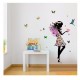 Sticker decorativ, Printesa, Fluturi, 110 cm, 730STK Sticker decorativ, Printesa, Fluturi, 110 cm, 730STK