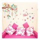 Sticker decorativ, Ramura cu flori, 145 cm, 719STK