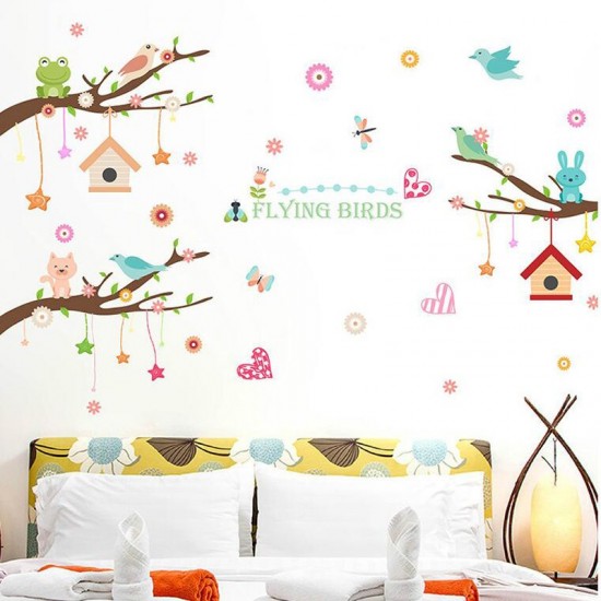 Sticker decorativ, Ramurele cu animale, 160 cm, 770STK Sticker decorativ, Ramurele cu animale, 160 cm, 770STK