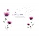 Sticker decorativ, Romantic Flowers, 155 cm, 763STK