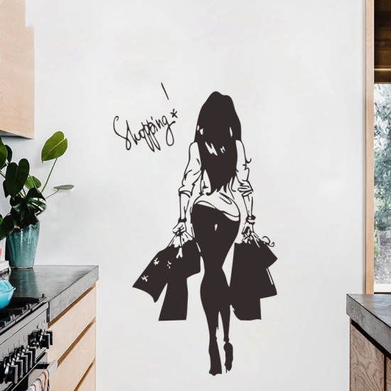Sticker decorativ, Shopping, 75 cm, 818STK