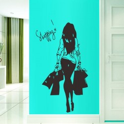 Sticker decorativ, Shopping, 75 cm, 818STK