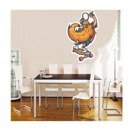 Sticker decorativ, Skateboard, 85 cm, 1079STK