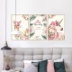 Sticker decorativ, Tablou flamingo, 93 cm, 791STK