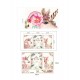 Sticker decorativ, Tablou flamingo, 93 cm, 791STK
