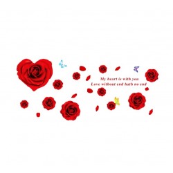 Sticker decorativ, Trandafiri, 160 cm, 735STK