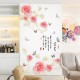 Sticker decorativ, Trandafiri cu fluturi, 160 cm, 753STK Sticker decorativ, Trandafiri cu fluturi, 160 cm, 753STK