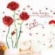 Sticker decorativ, Trandafiri rosii, 190 cm, 780STK Sticker decorativ, Trandafiri rosii, 190 cm, 780STK