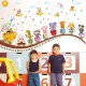 Sticker decorativ, Trenulet cu animale, 130 cm, 800STK