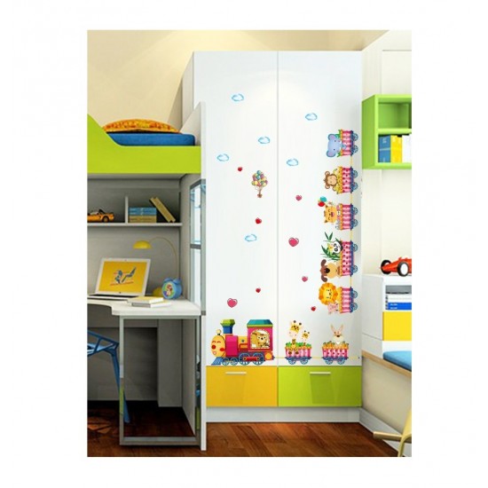 Sticker decorativ, Trenulet cu animale, 158 cm, 716STK