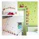 Sticker decorativ, Trenulet cu animale, 158 cm, 716STK