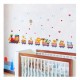 Sticker decorativ, Trenulet cu animale, 158 cm, 716STK