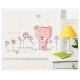 Sticker decorativ, Ursulet, Love you every day, 100 cm, 713STK