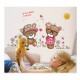 Sticker decorativ, Ursuleti, Flori, 110 cm, 724STK