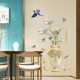 Sticker decorativ, Vaza cu flori, 115 cm, 759STK