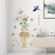 Sticker decorativ, Vaza cu flori, 115 cm, 759STK