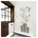 Sticker decorativ, Vaza cu flori, 118 cm, 741STK