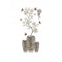 Sticker decorativ, Vaza cu flori, 118 cm, 741STK