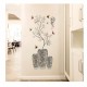 Sticker decorativ, Vaza cu flori, 118 cm, 741STK