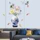 Sticker decorativ, Vaza cu flori, 120 cm, 784STK