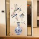 Sticker decorativ, Vaza cu flori, 137 cm, 760STK
