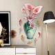 Sticker decorativ, Vaza cu flori, 65 cm, 814STK