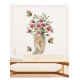 Sticker decorativ, Vaza cu flori, 67 cm, 812STK