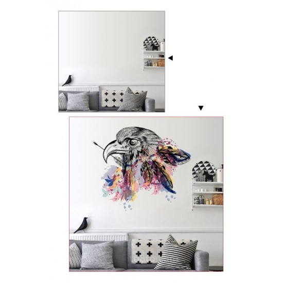 Sticker decorativ, Vultur, 72.5 cm, 717STK