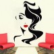 Sticker decorativ, Woman, 62 cm, 807STK