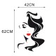 Sticker decorativ, Woman, 62 cm, 807STK