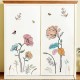 Sticker decorativ cu Flori colorate, 120 cm, 1134STK