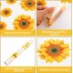 Sticker decorativ cu Flori colorate, 90 cm, 1130STK