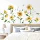 Sticker decorativ cu Flori galbene, 120 cm, 1131STK