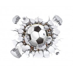 Sticker decorativ cu Fotbal, 60 cm, 1124STK