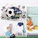 Sticker decorativ cu Fotbal, 70 cm, 1129STK