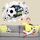 Sticker decorativ cu Fotbal, 70 cm, 1129STK