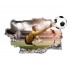 Sticker decorativ cu Fotbal, 80 cm, 1127STK