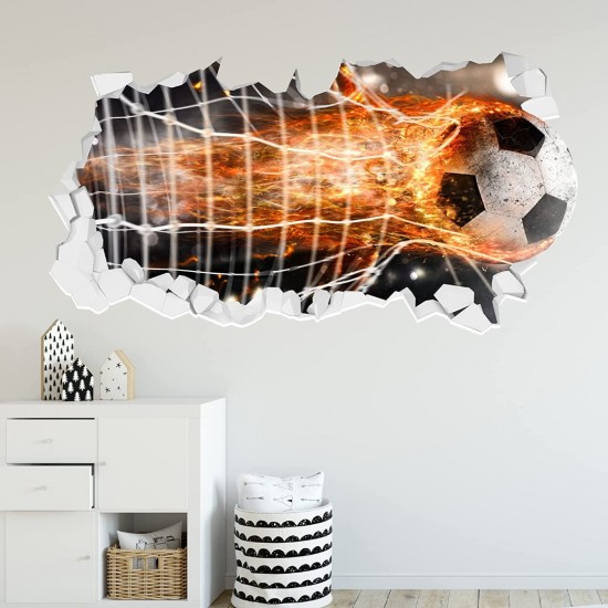 Sticker decorativ cu Fotbal, 85 cm, 1125STK Sticker decorativ cu Fotbal, 85 cm, 1125STK